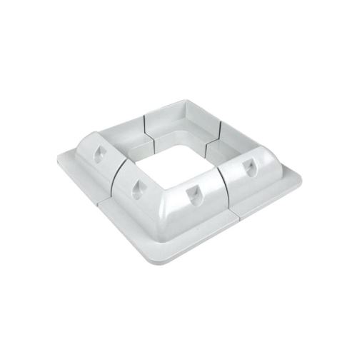 Držiak pre fotovoltaický panel rohový - balenie 4ks, biely