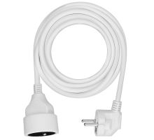 Solight prodlužovací přívod 5m, 1 zásuvka, 16A/3680W, PVC, bílý