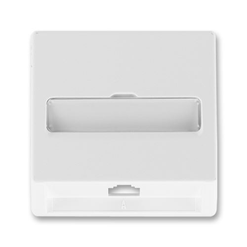 Kryt zásuvky telefonní jednonásobné (pro přístroj 5013U), jasně bílá, ABB Classic 5013C-A00213 B1