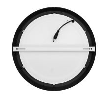 Solight LED mini panel CCT, přisazený, 24W, 1800lm, 3000K, 4000K, 6000K, kulatý, černá barva (5)