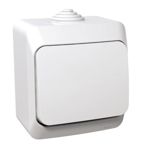 Cedar Plus spínač 7 IP44 biela
