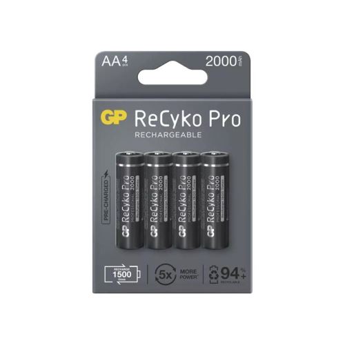 Batérie AA (R6) nabíjacie 1,2V / 2000mAh GP Recyko Pre 4ks