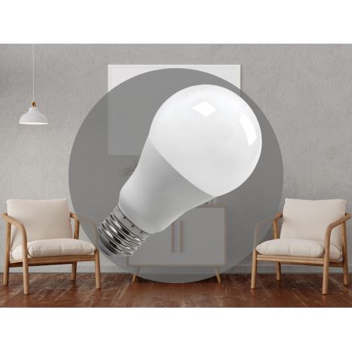 LED žárovka 13,5W - A65 / E27 / SMD / 4000K - ZLS525