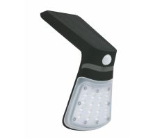 Solárne svítodlo FOX SOLAR PIR 16LED NW čierne 2W IP65 GXSO007
