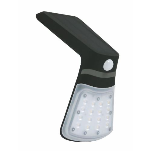 Solární svítodlo FOX  SOLAR PIR 16LED NW černé 2W IP65 GXSO007