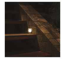 LED orientačné vstavané svietidlo 80 × 80, 1,5W teplá biela IP65 (11)
