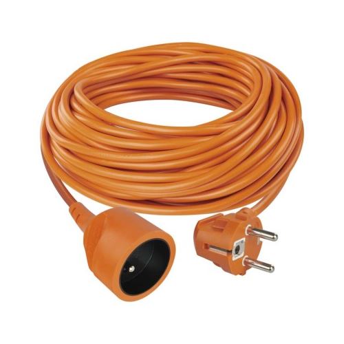 Predlžovací kábel spojka 20m 3x 1,5mm, oranžový