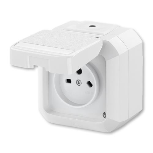 Zásuvka VARIANT+ nástěnná s víčkem IP54 ABB 5515N-C05525 B