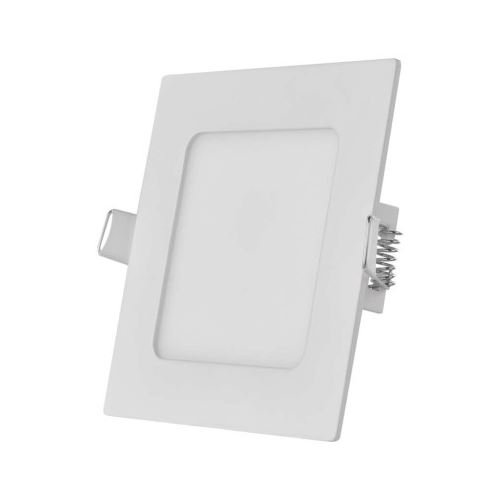 LED vstavané svietidlo NEXXO, štvorcové, biele, 7W, neutrálna biela