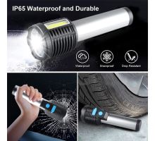 Solight LED ruční nabíjecí svítilna, 150+150lm, Li-Ion, USB (8)