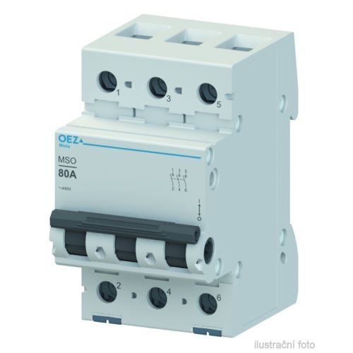 Vypínač MSO-40-3 3p 250V/440V (OEZ: 42335)