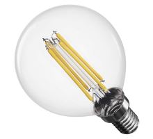 LED žárovka Filament Mini Globe / E14 / 3,4 W (40 W) / 470 lm / neutrální bílá (8)