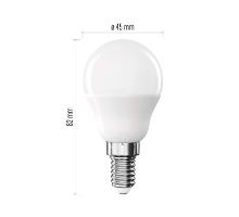 LED žárovka Classic Mini Globe / E14 / 6,5 W (60 W) / 806 lm / studená bílá (1)