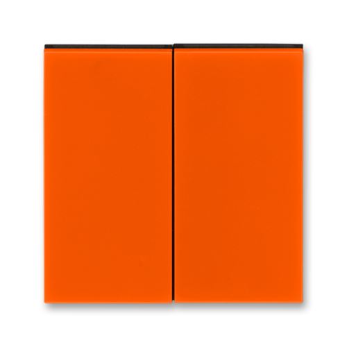 Kryt dělený, oranžová/kouřová černá, ABB Levit 3559H-A00652 66