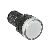 Kontrolka kulatá 230V LED bílá 29mm HADEX
