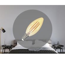 LED žiarovka / filament 6W - C35 / E14 / 2000K - ZLF713DV LED žiarovka / filament 6W - C35 / E14 / 2000K - ZLF713DV