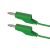 Kabel propojovací 0,35mm2/ 1m s banánky zelený HADEX N532 Kabel propojovací 0,35mm2/ 1m s banánky zelený HADEX N532