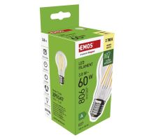 LED žárovka Filament A60 / E27 / 3,8 W (60 W) / 806 lm / teplá bílá (11)