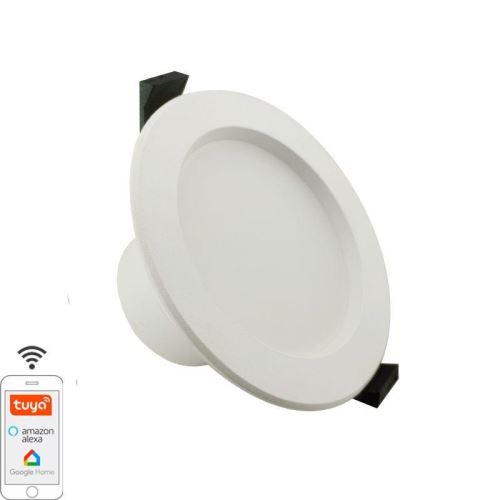 LED svietidlo WIFI 10W / IP44 / 3000K - 6500K / WH - LDL164W