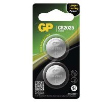 Lítiová gombíková batéria GP CR2025, blister