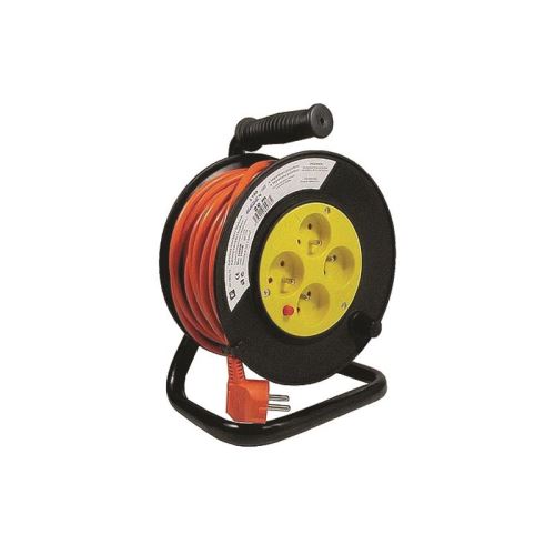 Prodlužovací kabel na bubnu - 4 zásuvky 20m HADEX L190