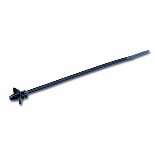 Vázací páska s příchytkou černá 140 x 3,5 mm (100 ks)