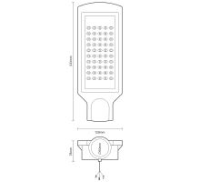 LED pouličné svietidlo 30W / 4000K - LSL321N (3)