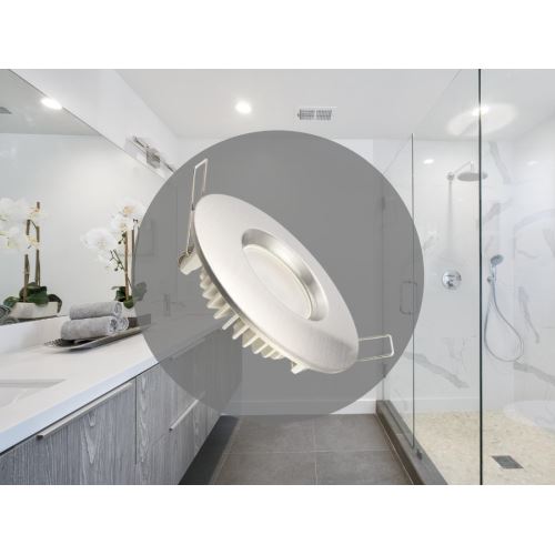 LED svítidlo 7W / IP44 / DR02 / SMD / 4000K / SI - LDL253/S