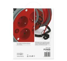 PVC predlžovací kábel na bubne - 4 zásuvky 30m 1mm (13)