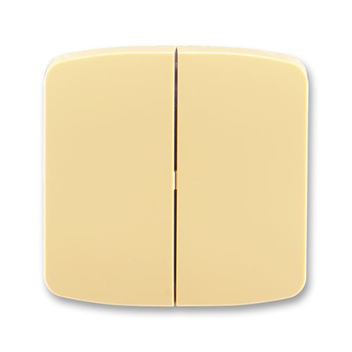 Kryt spínače dělený, béžová, ABB Tango 3558A-A652 D