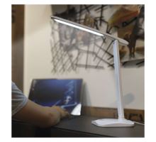 LED stolní lampa CHASE, bílá