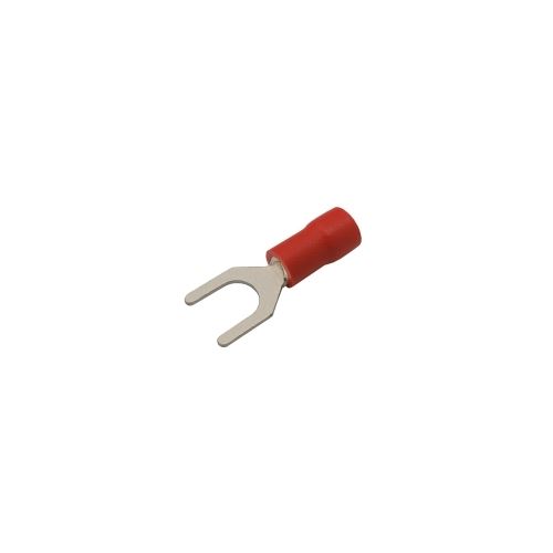 Vidlička 5.3mm, vodič 0.5-1.5mm červená