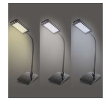 LED stolní lampa Eddy, černá (17)