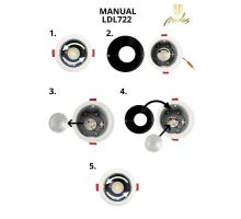 Šošovka 36 ° pre LED svietidlo LDL722 - L71236 (1)