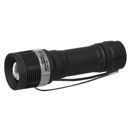 LED svítilna plastová, 3W LED, na 3x AAA, FOKUS