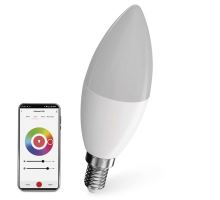 Chytrá LED žárovka GoSmart svíčka / E14 / 4,8 W (40 W) / 470lm / RGB / stmívatelná / Wi-Fi
