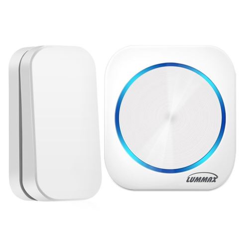 bezdrátový zvonek M-688 bílý, Lummax 58mel. 200m