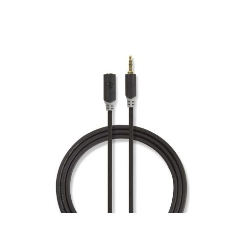 Kábel NEDIS JACK 3.5 konektor/JACK 3.5 zdierka 3m