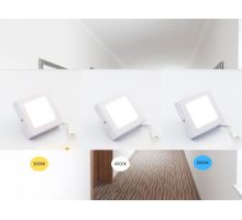 LED prisadený panel 6W / PSSF / SMD / CCT / WH - LPL431 (5)
