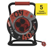 Guma-neoprén predĺž. kábel, bubon kovový - 4z, 40m, 2,5mm2 (16)