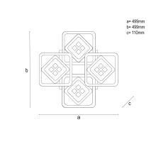 LED svítidlo + dálkový ovladač 130W - J3306/B (7)
