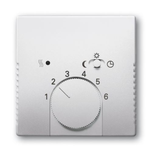 Kryt termostatu priestorového, ušľachtilá oceľ, ABB Future linear 2CKA001710A3756
