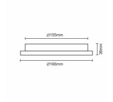 LED panel HV 12W / PR / SMD / 4000K / WH - LPL123H (3)