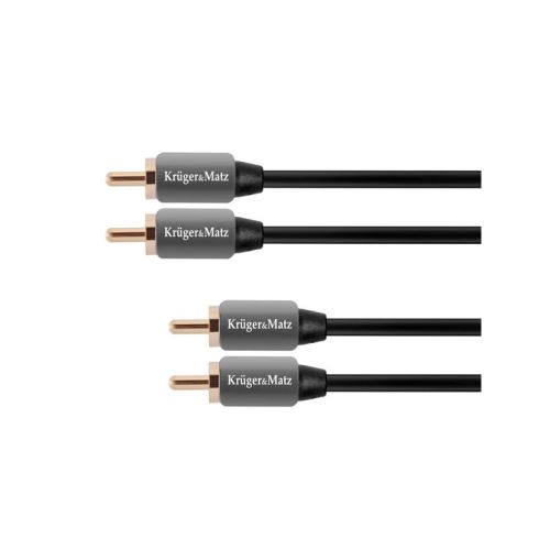 Kabel 2x Cinch konektor/2x Cinch konektor 1,8m KRUGER & MATZ KM0305