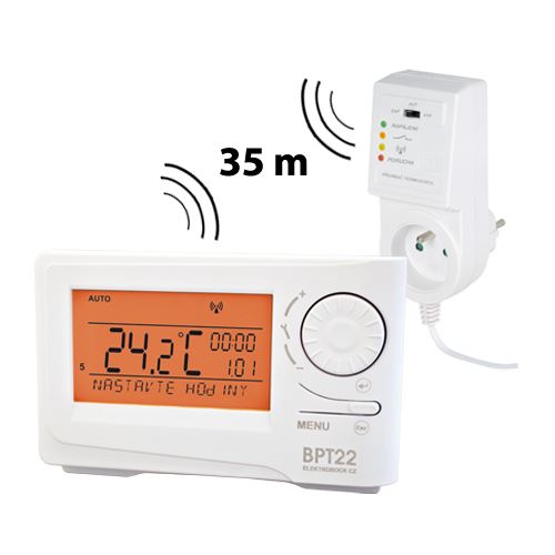 Termostat bezdrôtový dig. BT22 ELEKTROBOCK
