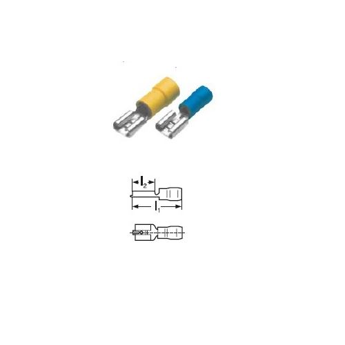 GF-F 608 Plochá objímka s izolací (4-6 mm2)