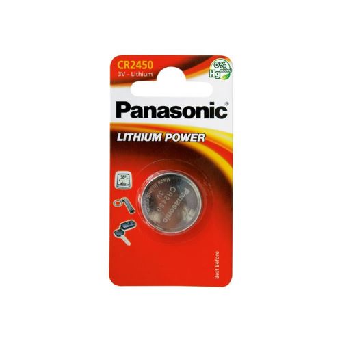 Baterie CR2450 PANASONIC lithiová 1ks / blistr