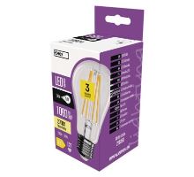 LED žiarovka Filament A60 / E27 / 7,8 W (75 W) / 1060 lm / teplá biela
