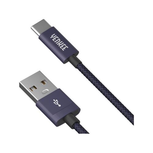 Kábel YENKEE YCU 301 BE USB A 2.0/USB C 1m fialový
