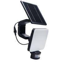 LED černé vnější solární svítidlo se senzorem 12W / 3000K - 4100K - 6500K - LS022 (18)